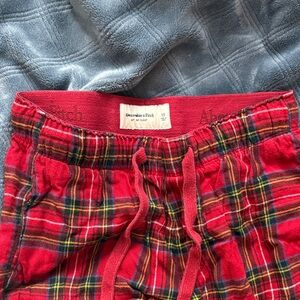 Abercrombie & Fitch Red Tartan Lounge Pants